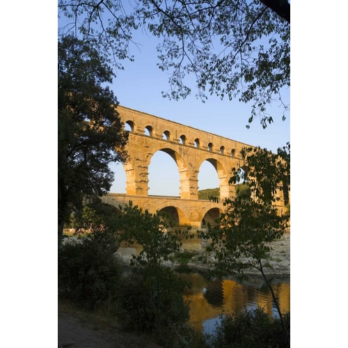 France, Avignon The Pont du Gard Roman aqueduct
